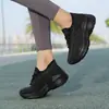 Zapatos Niu Ba Dao Otoño No Cansan el Pie Calzado Deportivo para Fitness Trazado Mismo para Hombres y Mujeres Zapatos para Correr en Familia y Baile Cuadrado 235510
