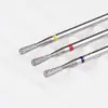 Cabeza de pera invertida acero de tungsteno cabeza de lijado de uñas pretratamiento para eliminar piel muerta lijado de callosidades duras cabeza de lijado de uñas herramienta de lijado