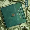 Conjunto Caixa de Presente Caderno Executivo Logo Personalizado Tendência Nacional Espessado Bloco de Notas para Reuniões de Escritório Diário Simples