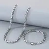 Pulseira de Corrente Xadrez Leão em Aço Inoxidável para Homens e Mulheres Colar de Aço Titânio Joias Conjunto de Joias Personalizado Fabricante Venda Direta