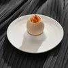 Bandeja para Huevos con Patrón de Líneas Pintada a Mano, Bandeja Artística para Presentación de Platos, Bandeja Creativa para Exhibición, Vajilla de Hotel de Alta Gama, Platos y Vajilla Comerciales
