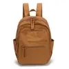 Mochila de Moda Casual Color Sólido Estilo Coreano Ligera para Viajes Campus Escuela Gran Capacidad Mochila para Estudiantes Venta al por Mayor