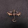 Europa e Estados Unidos Broche de dragão gota de óleo transfronteiriço personalidade de alto nível animal corsage fecho de pressão pino anti-corrida para roupas