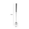 Batidor de huevos semiautomático de acero inoxidable batidor de huevos giratorio de presión batidora de huevos para el hogar gadget de repostería
