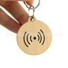 Tarjeta de madera ecológica personalizada, tarjeta NFC, tarjeta con chip RFID, tarjeta de control de acceso para hotel, llavero Ntag213, personalización de tarjeta