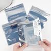 Viento Ins valor de color alto gris material de embalaje de bolsa autosellante antiestático material de cuenta de mano juego de tarjetas gran capacidad bolsa de regalo