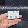 Pendientes Geométricos de Estilo Simple con Diseño Original para Mujer Aguja de Plata S925 con Recubrimiento Ecológico Tienda Compra al por Mayor