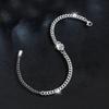Pulsera transfronteriza de plata de ley S925 con diamantes de Mosan y burbujas, diseño de nicho para mujer, pulsera con sentido de la vida, joyería Live Supply