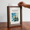 Marco de Fotos Transparente Moderno de Doble Cara para Mesa Venta al por Mayor Marco para Espécimen de Planta Marco de Fotos de Tablero de Densidad Estilo Europeo Marco de Fotos DIY