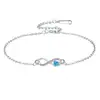 Pulsera Delgada de Amor Símbolo Infinito para Mujer, Llena de Diamantes, Piedra Natal Multicolor, Pulsera Ajustable, Estilo Europeo y Americano, Regalo de Significado Eterno