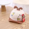 Gorra con visera para bebé de primavera y verano, gorra de béisbol de ala suave, lindo sombrero de conejo para niño, sombrero de bebé, comercio exterior M276