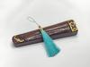 En stock 13CM Cascabel borla borla Hanfu disfraz disfraz bolsita nudo chino hilo fino borla oreja colgante venta al por mayor