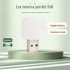 Luz Noturna USB Quarto Lâmpada de Mesa LED Casa Mesinha de Cabeceira Carregamento Luz para Amamentação Luz Branca Luz Quente Luz Noturna Cultural e Criativa Personalização