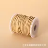 Cuerda de Piel de Terciopelo Coreano Spot 45m / Rollo Cordón DIY Cuerda Trenzada de Terciopelo de Gamuza Decoración de Caja de Regalo Cuerda de Piel de Vaca