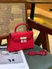 2026 Nuevo Bolso Mini Kelly Segunda Generación Primavera/Verano 19CM Hebilla Dorada Bolso de Hombro Cruzado Bolso de Mano de Lujo Ligero de Nicho