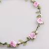 Diadema corona de flores de ratán sintético estilo bosque de vides súper hada accesorios para el cabello 9 flores pequeñas