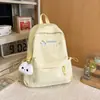 Mochila Bordada Estilo Coreano Fofa de Desenho Animado 2026 para Estudantes Femininas, Fresca e Estilosa, Mochila Escolar Leve