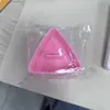 Molde de Onigiri Triângulo Material PP de Grau Alimentício Rosa Japonês Tamanho Grande Molde de Onigiri Triângulo de Arroz com Nori para Barraca de Rua