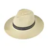 Sombrero de Paja de Verano para Hombre, Sombrero con Protección Solar, Ocio al Aire Libre, Sombrero de Pesca de Ala Ancha, Viajes, Sombrero de Vaquero Occidental