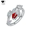Anillo de Alta Gama Krr-03 Incrustado de Diamantes Transfronterizo para Mujer, Joyería Versátil de Estilo Europeo y Americano, Anillo Abierto Ajustable