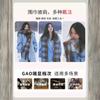 Bufanda de cuadros azules de Yu Shuxin para mujer, invierno, versátil, chal largo de cachemira de alta calidad, cuello cálido para hombre