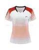 Nueva camiseta de bádminton YY, manga corta, secado rápido, unisex, camiseta deportiva transpirable para entrenamiento, camiseta de bádminton absorbente de sudor con logo impreso