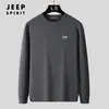 Conjunto Deportivo Versátil JeepSPIRIT: Sudadera Transpirable y Cómoda de Cuello Redondo y Pantalones Casuales de Cintura Elástica para Ir al Trabajo, Conjunto de Dos Piezas