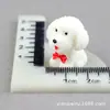 Accesorios de Resina Micro-Caricatura de Musgo Cachorro Paisaje DIY Llavero Creativo Colgante Estéreo Adornos para Casa de Muñecas
