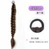 Peluca Cola de Caballo Alta para Mujer Trenzas Naturales de Boxeadora Trenzas Juguetonas Lindas Populares en Internet Trenzas de Burbujas Trenzas de Linterna Cola de Caballo Falsa