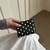 2026 Nuevo Modelo Monedero Mini para Mujer Portatarjetas de PU con Puntos Bolsillo Múltiple para Tarjetas Bolso de Mano Portátil Bolso Simple de Moda