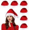 Gorro de Navidad Papá Noel Gorro Rojo 2026 Modelo Nuevo Transfronterizo Amazon Regalo Suministros de Decoración Navideña Comercio Exterior