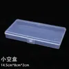 Caja de almacenamiento de accesorios de joyería, material de almacenamiento de piezas, caja de plástico con tapa, pendientes, pulseras, collares, caja desmontable
