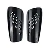 Espinilleras de Fútbol - Espinilleras Ligeras de Fútbol con Carcasa Exterior Dura, Resistentes al Impacto y Diseño de Agujeros Huecos Transpirables - Tipo Deslizante Protector de PP y EVA para Hombres, Mujeres, Jóvenes - Disponibles en S/M/L
