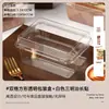 Caja de Empaque para Sándwich, Caja de Papel para Empaque de Sándwich, Lonchera Transparente Desechable, Rollo de Pastel Empaquetado, Productos Horneados