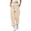 Ropa de Mujer Transfronteriza Europea y Americana Amazon Moda Cintura Alta Casual Deportivos Ajuste de Cintura Pantalones de Chándal Leggings Pantalones de Casa Pantalones Largos para Mujer