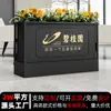 Combinación de Macetero de Acero Inoxidable para Exteriores Hoja Galvanizada Macetero de Hierro Forjado Balcón Patio Exterior Comercial Macetero para Exteriores