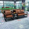 Sillas de Visión para Sala de Billar Modelo Nuevo, Sofá Simple de Recepción para Área de Descanso de Billar, Juego de Sofás para Sala de Billar