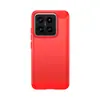 Funda para Teléfono Móvil Adecuada para Xiaomi 13t Pro Xiaomi 13t Pro Fibra de Carbono Cepillada Anticaída Silicona Funda Protectora para Teléfono Móvil