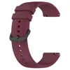 Para Samsung Galaxy Watch6 Pulseira de Silicone 20mm/22mm Cauda Redonda Cabeça Plana Pulseira de Relógio Universal