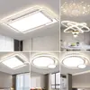 Lámpara de techo LED inteligente Op para proteger la vista, para dormitorio, estudio, iluminación estilo crema para habitación infantil, a juego con sala de estar WS