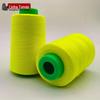 Venda por atacado 604 máquina de costura linha cor poliéster fluorescente verde cortina linha de costura 202 alta resistência saco linha de costura