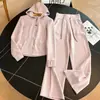Conjunto deportivo de tres piezas para mujer, ropa exterior para correr, chaqueta con capucha ajustada y pantalones de chándal 13407