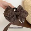 Pinza de Agarre Negra Grande Irregular para el Cabello Pinza de Tiburón Pinza de Agarre para el Cabello de la Cabeza de las Mujeres Estilo Ins