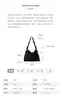 Bolsa de Axila Acolchoada de Nylon Transfronteiriça Bolsa com Zíper Acolchoada Rpet Bolsa de Mão Acolchoada Rpet Fábrica Personalizada