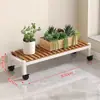 Novo Modelo 2025 Carrinho de Flores com Rodas para Sala de Estar, Suporte de Chão, Rack de Armazenamento Móvel para Varanda, Suporte de Vasos de Flores Escalonado Multicamadas
