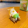 Adorno mecedor auténtico del Patito Liu para estaciones de trabajo de oficina, decoración para aliviar el estrés, lindo accesorio para la consola central del interior del coche