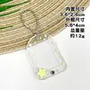 Llavero Portafotos de Acrílico Transparente Idol Portatarjetas de Fotos de 1.0 pulgada Colgante para Bolsa Portatarjetas de Almacenamiento En Stock