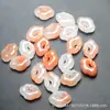 Colgante de Cerradura de Bebé de Jade 13X18mm Jade Flor Flotante Natural Colgante de Cerradura Ruyi Accesorios para Pulsera y Collar DIY