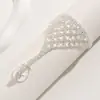 Accesorios de Moda Transfronterizos: Cadena de Muñeca Única de Malla con Pedrería para Mujer, Pulsera Trendy Completamente de Pedrería