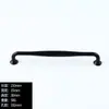 Ventas Directas de Fábrica Modernas Manijas de Muebles Simples Sólidas para Armario Manijas Negras de Aleación de Aluminio Manijas de Cajón
